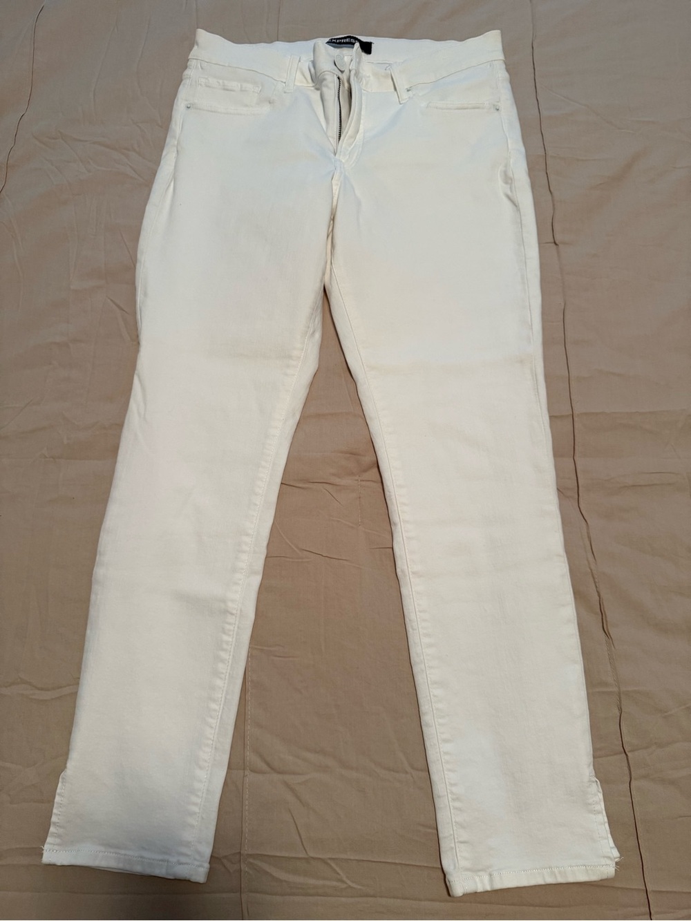 Express Women's White Skinny Jeans
